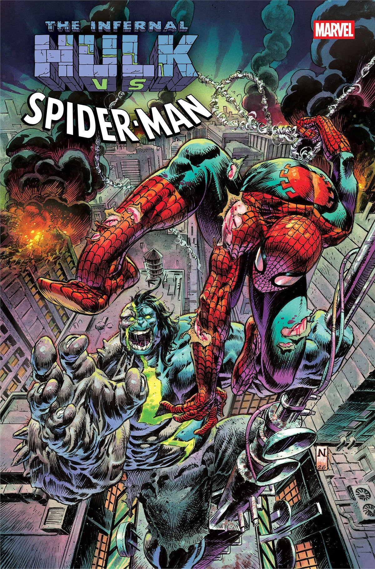 INFERNAL HULK VS. SPIDER-MAN #1 cover