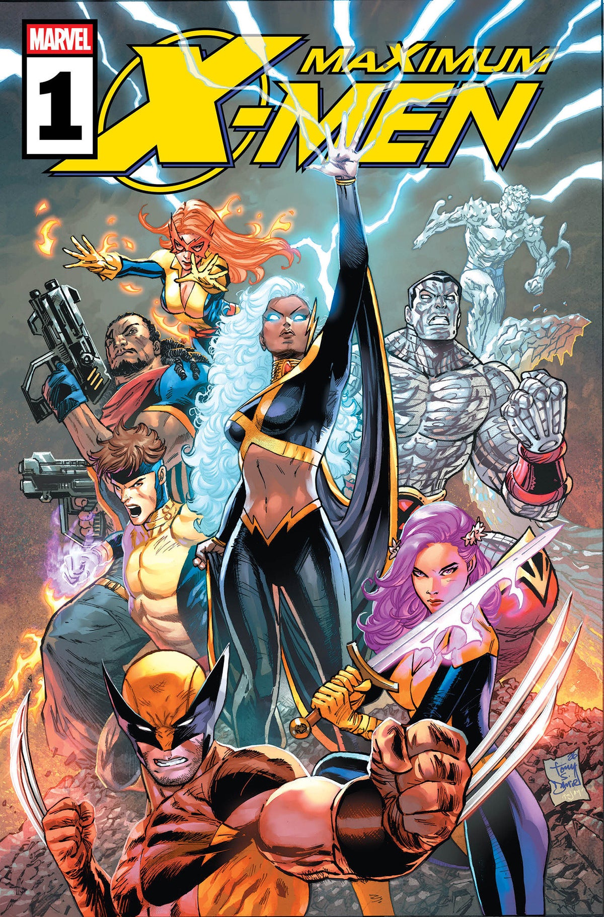 MAXIMUM X-MEN #1 COVER A cover