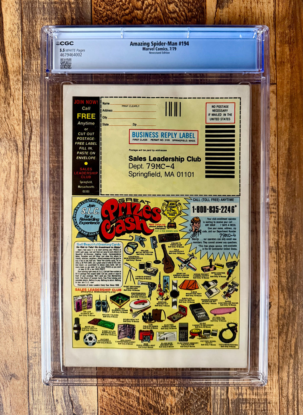 The Amazing Spider-Man #194 CGC 5.5 Newsstand (1979)
