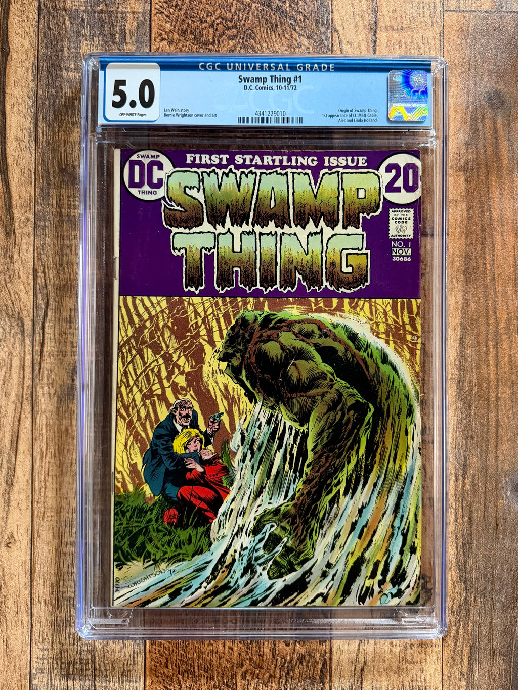 Swamp Thing #1 CGC 5.0 (1972)