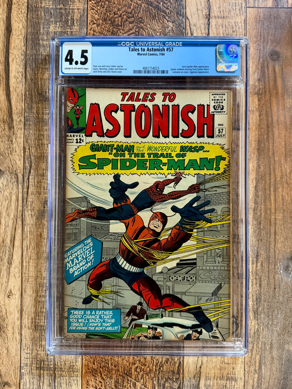 Tales to Astonish #57 CGC 4.5 (1964)
