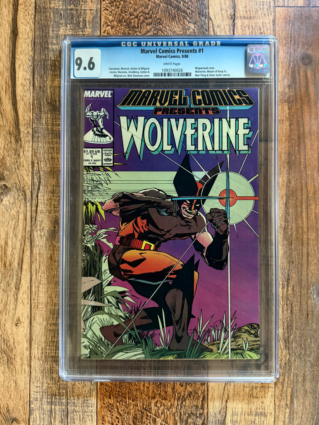 Marvel Comics Presents #1 CGC 9.6 Direct Edition (1988)