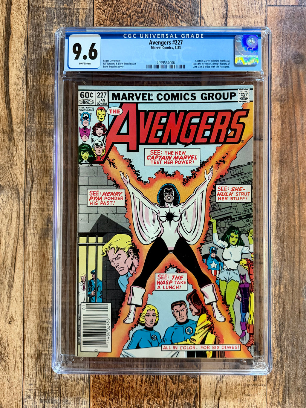 Avengers #227 CGC 9.6 Newsstand (1983)