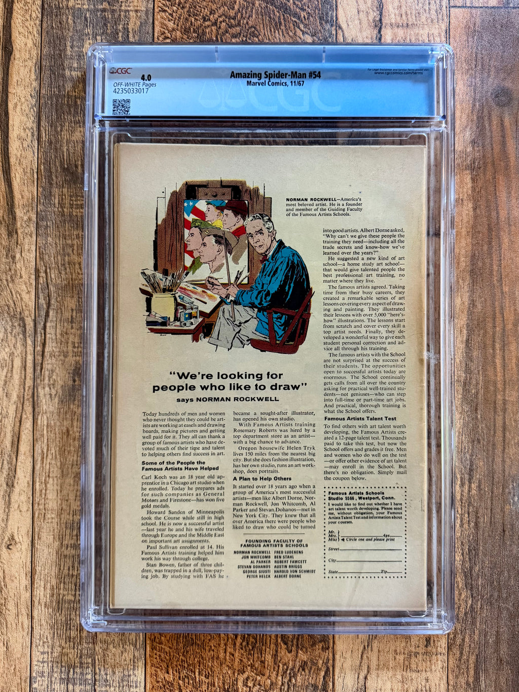 Amazing Spider-Man #54 CGC 4.0 (1967)