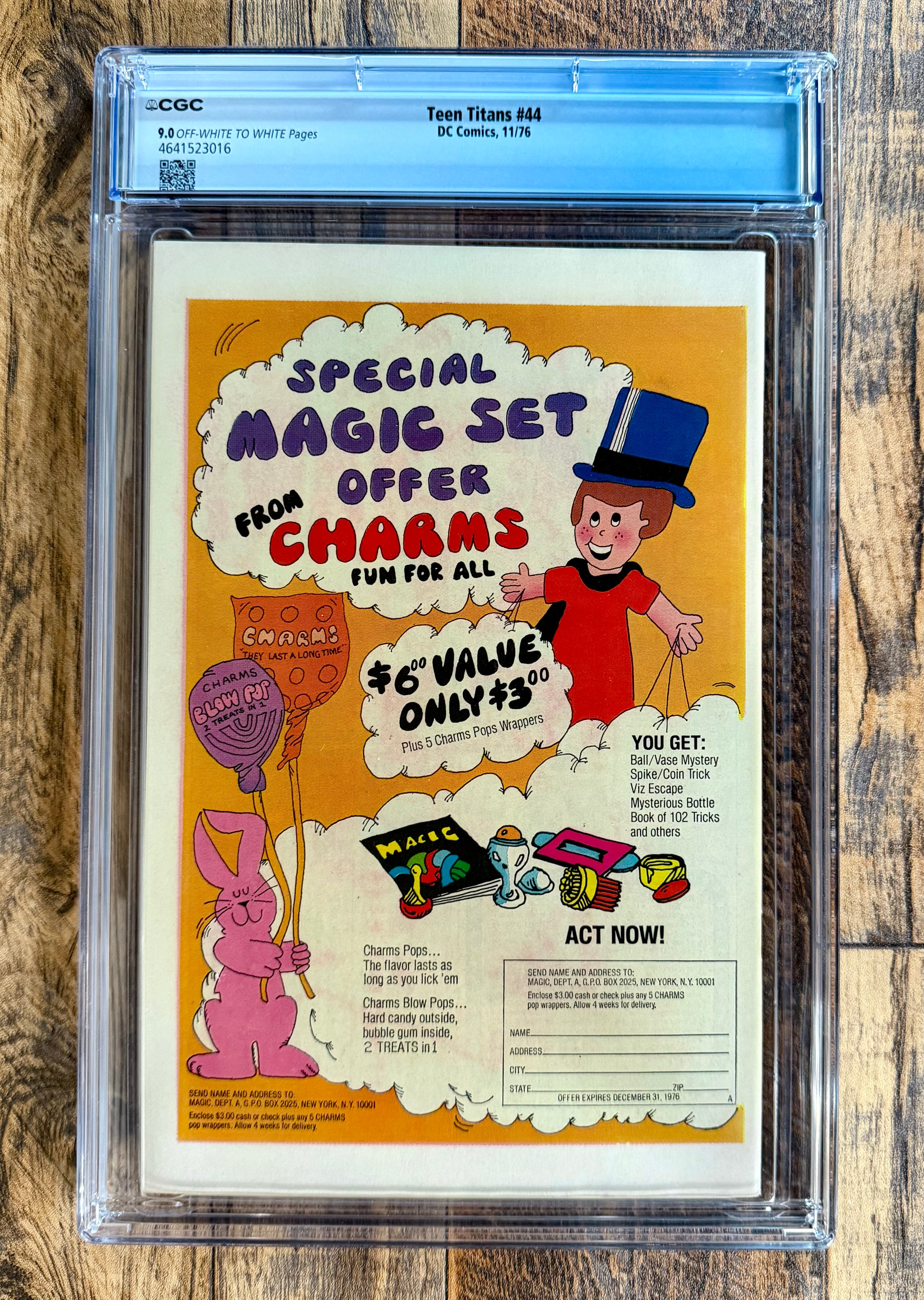 Teen Titans #44 CGC 9.0 (1976)