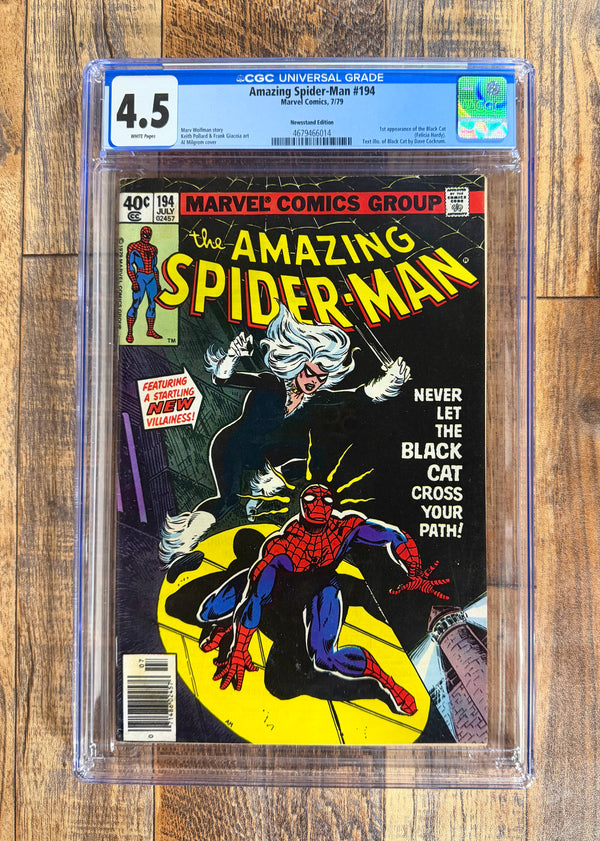 The Amazing Spider-Man #194 CGC 4.5 Newsstand (1979)