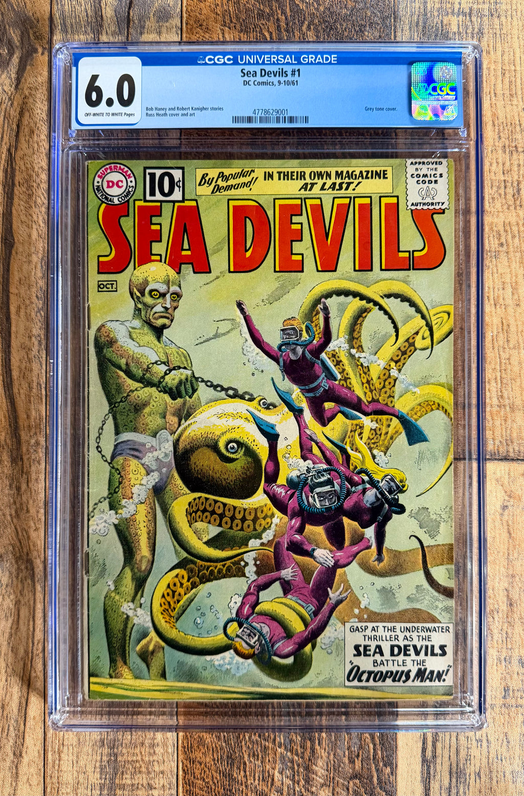 Sea Devils #1 CGC 6.0 (1961)