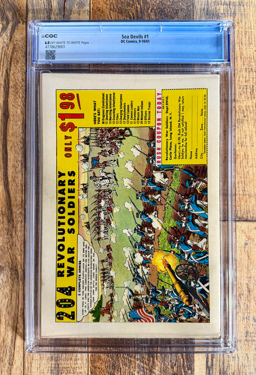 Sea Devils #1 CGC 6.0 (1961)
